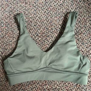 Green Fabletics Sports Bra